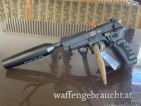 Mauser M20 Black Cerakote SD mit Schalldämpfer im Kaliber .22lr und Transportkoffer