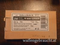 Sellier & Bellot 9mm Luger, 124gr, pro Packung 250Stk., 55 Euro/Packung