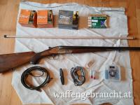 Simson Suhl Schrotflinte cal. 16/70, inkl. Reinigungsset und Munition