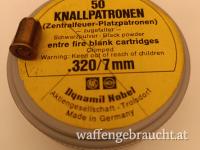 Rarität Alte 320 /7 mm Knall Patronen Zentralfeuer