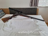 Drilling der Marke SUHL 1Kaliber Schrot 16/65 2KALIBER 8X57JR 3Kaliber Schrot 16/65 mit einem Carl Zeiss Diatal -D 4x32 Zielfern