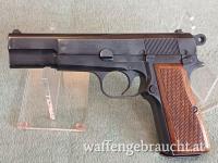 FN M 35 - High Power, Kal. 9 mm Browning, ehem. Gendarmeriepistole, LKGV InvtNr: 0236, guter Zustand