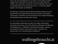 Auerhuhn Ein Urvogel verschwindet