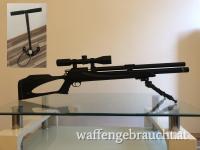 PCP Pressluft Sniper Set mit Zielfernrohr, Pumpe, Bipod