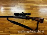 Franz Sodia Bockbüchsflinte 7x65R & 16/70 inkl Swarovski Habicht 2,5-10x56