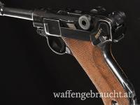 Mauser P08 - 1942 - Polizei - Mauser Banner mit nummerngleichen Magazin