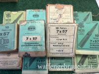 Originale 7x57   114 Stk  Verschiedene Hersteller