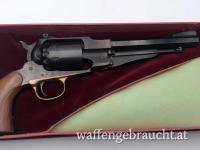 Vorderladerschützen!! Neuwertiger Remington 1858 New Belt .36-Perkussionsrevolver (Sportversion mit verstellbarer Kimme)