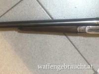 Homedefense! Ältere, sehr gut erhaltene, sehr günstige Querflinte Kal. 16/70 spiegelblanke Läufe - schöne Gravuren