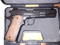 SchreckSchussPistole KUZEY 1911 Echtholz Walnuss Griffe 9mm PAK neu !