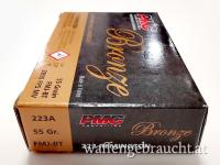 Aktion: Patronen .223 Rem. FMJ 55 gr. S&B, Topshot Competition, PMC bronze line