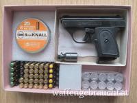 ME  Schreckschusspistole Kal 8mm  Topzustand  mit Zubehör ! Signalmunition!  Expressversand Gratis !