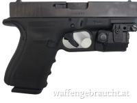 gebr. GLOCK Mod. 19 Gen. 4 mit Veridian Laserlichtmodul mit Reservemagazin in der Originalbox, Zustand: Neuwertig - NPR: € 844,0