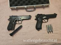 Beretta 92 pak/ und 4.5mm co2 Pistolen