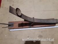 Wurfmaschine antik wurde mit Glasperlen verwendet