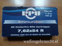 PPU Prvi Partizan 7,62x54 R 182gr FMJ Munition Günstig zu verkaufen