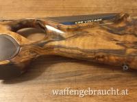 EINZIGARTIG ! Blaser K95 Vintage Komplettierung // Holzklasse 8 // Lochschaft! // Verschlussblock + Abzug in Gold // Sattelleder