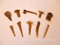 Nr. 6: 10 Aufnäher, Reh- und Hirschhorn, NEU