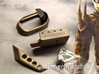 Tony Systems Daumenauflage, Laufgewicht und Magwell für Glock