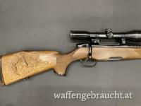 Steyr Luxus ,Ganzschaft, Kal 6,5x 57 mit Habicht 6x42/ 7A 