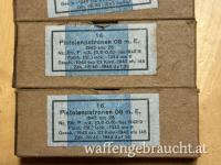 Pistolenpatronen 08 m.E. (mit Eisenkern) Top Zustand P08 P 08 
