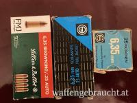 Patronen 120 Stk. 6,35 mm Munition Konvolut