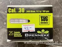 Brenneke TUG Geschosse im Kaliber .30/.308dia mit 11,7g/181gr