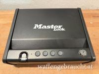 Geldkassette/Waffentresor MASTER LOCK, Fingerabdruck oder Tastenkombination