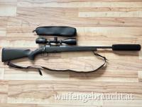 GESAMTSET Steyr Arms SM12 9,3x62  inkl. Swarovski Z6i und A-Tec Schalldämpfer