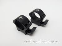 MAK Makuick 3 Montageringe für Picatinny Schnellspann Montageringe 