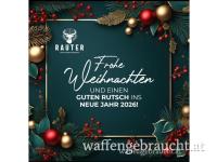 **FROHE WEIHNACHTEN** wünscht Jagd- und Sportwaffen Rauter 