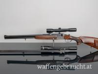 Ferlacher Bockbüchsflinte mit Wechsellauf – Kal. 5,6x50R Mag / 16/70 und 6,5x57R / 16/70