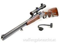 Ferlacher TRIUMPH Drilling (16/70 + 7/57R + 22 Magnum) mit Zeiss Variopoint V 1,1-4/24