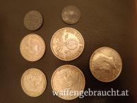 ANTIKE  WKII Silbermünzen Reichsmark, Half Kennedy Dollar 1967