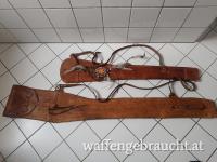 Vorderlader Gewehr Leder Tasche aus den 1960-70gern