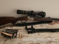 Originaler Blaser LUXUS Bergstutzen hohe Hozklasse 95, 97, 30.06, 5,6x52 mit BBF Wechsellauf 9,3x74 und 16/70 mit Sattelmontage 
