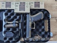 Home Defense Starterset : Glock 17 Gen.4 FDE Flat Dark Earth 9mm , NEU , inkl. Munition