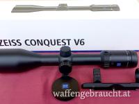 Zielfernrohr ZEISS Conquest V6 // 2,5-15x56 mit dim. Leuchtpunkt // Absehen 60 beleuchtet // 2. Bildebene//Zeiss Flip Cover