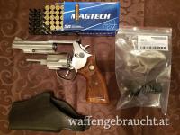 Revolver 357 Magnum, Stainless Steel, Taurus Modell 66 inkl. Zubehör und Munition, Top Zustand, Safe Waffe, wenig geschoßen