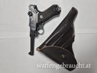 Mauser Luger P08 9mm S42 1937 inkl. Holster