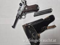 DWM P08 9mm Luger inkl. Holster und reservemagazim