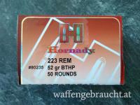 Hornady 223 Rem 52gr BTHP Match 50 Stk
