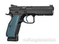 CZ 75 SHADOW 2 9X19 BP BLUE GRIP *LAGERND*