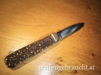 Jagdmesser Hartkopf Solingen Taschenmeser Hirschhorn Jagdtaschenmesser 