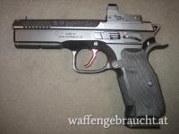 CZ 75  Shadow 2 , Cal. 9x19 , mit Burris Fastfire 3 ,  Reddot incl. 3 Magazine