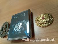 Preis per Stück: 2 verschiedene ÖBH Messer, Garde Etui, Abzeichen