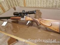 Franz Sodia Ferlach BBF im Kaliber 7x57R und 16/70 mit Bauer 4-14x44, Absehen 4 und Leuchtpunkt
