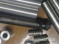 Schalldämpfer mit Nielsen Cal. 9mm M13.5x1 und 1/2-28 