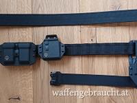 Black Trident Gürtel- und Holsterset, Glock 17, Größe S
