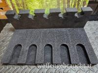 ******Pistolen - Revolver Halterung - neuwertig Edelstahl für Waffenschrank ******